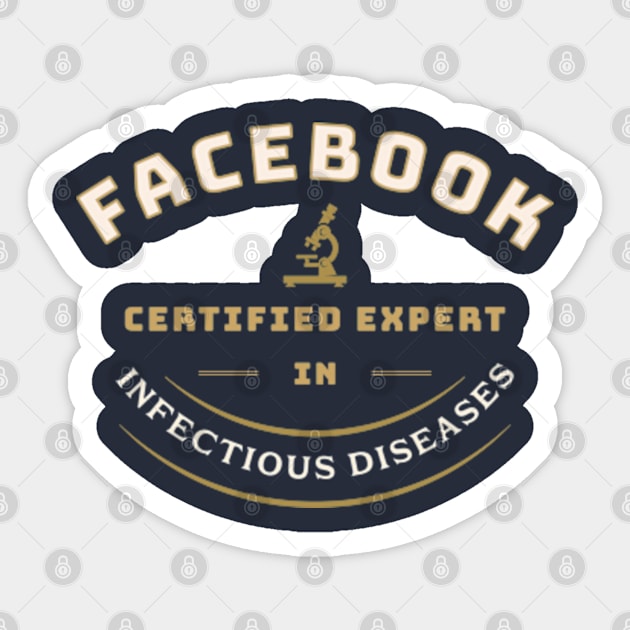 Facebook Expert In  Diseases Sticker by bert englefield 